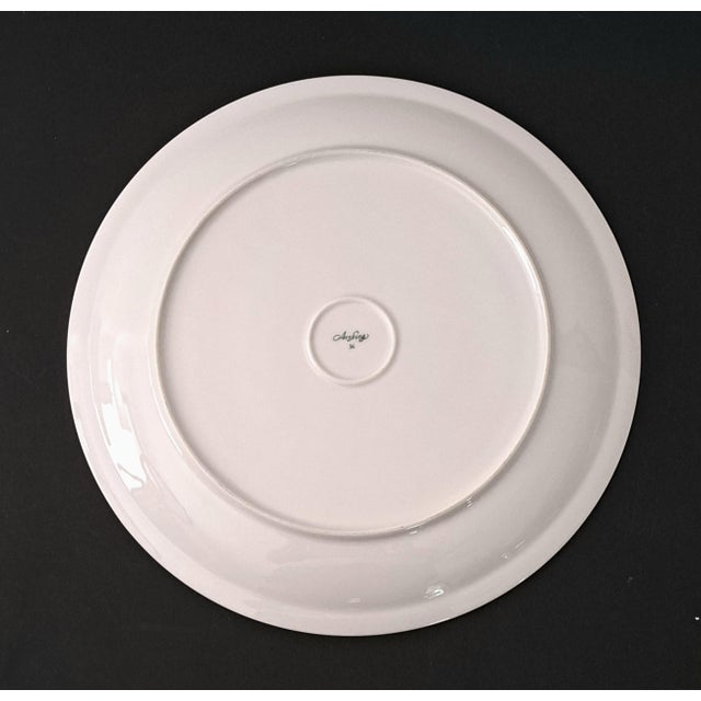 Arzberg Vintage Arzberg Cake/Serving Platter Germany Arz3415 Bone China Leaf Motif For Sale - Image 4 of 8