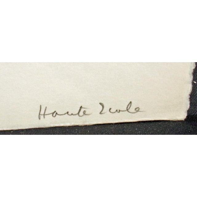 Roger Hebbelinck "Haute École" Hand Signed Vintage Aquatint Etching For Sale - Image 10 of 14