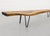 Extra Long Sculptural Live Edge Wood Bench or Long Coffee Table Hairpin Legs For Sale - Image 4 of 12