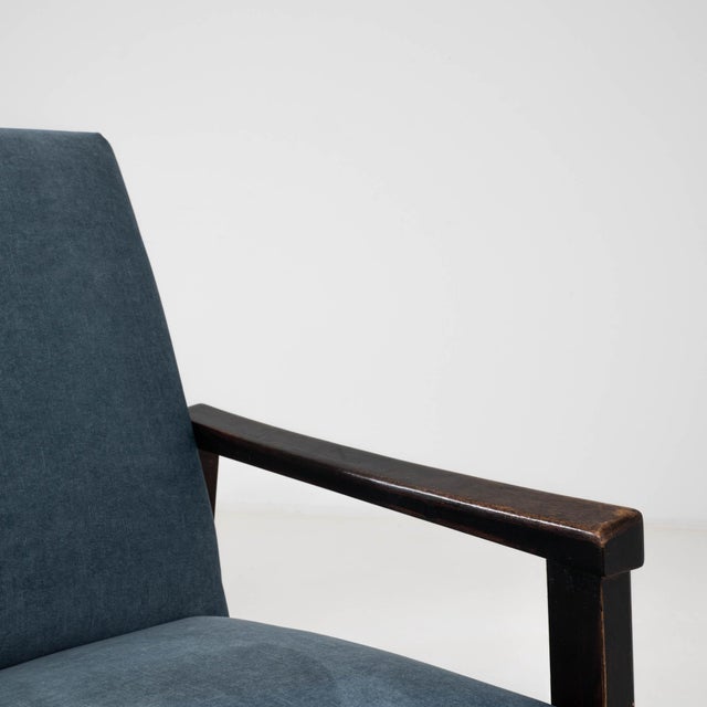 1960s Czech Upholstered Armchair For Sale - Image 12 of 18
