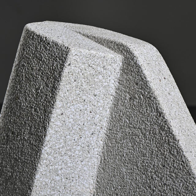 1980s Robert Neuhauser, Geometric Sculpture, 1980s, Aerated Concrete For Sale - Image 5 of 18