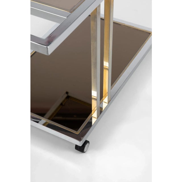 Metal Vintage Drinks Trolley For Sale - Image 7 of 9