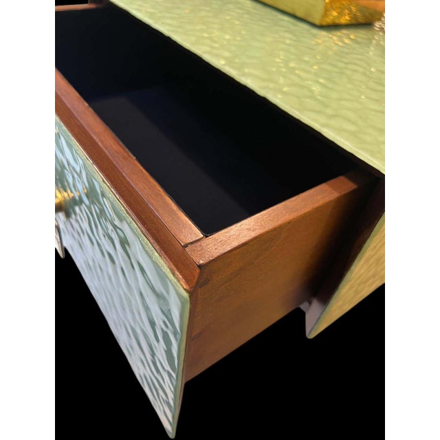 Not Yet Made - Made To Order Murano Green Glass Console Table from Justfurnituress SRL For Sale - Image 5 of 7