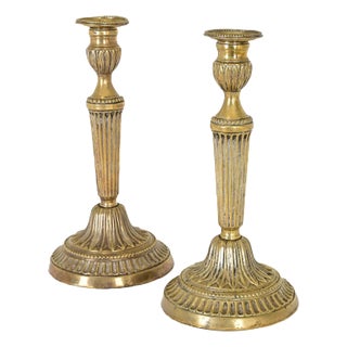 French 18th Century Louis XVI Style Candlesticks - a Pair For Sale