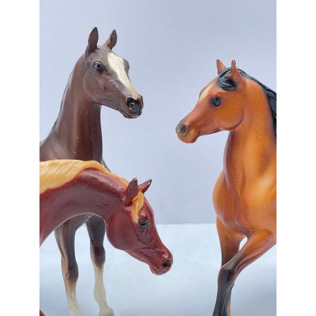 Set of Six Medium Size Vintage Breyer Horses For Sale - Image 9 of 12