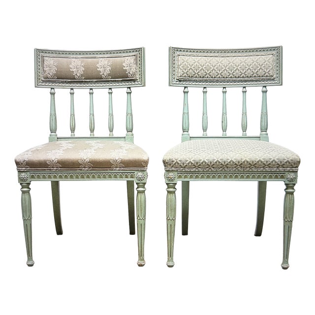 Non-Gustavian Wooden Chair, 1890s, Set of 2 For Sale