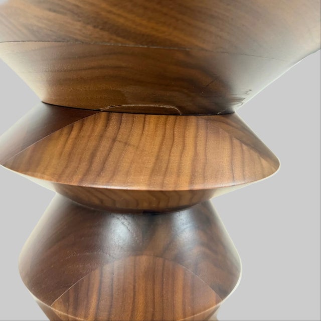 Eames for Herman Miller Time-Life Stool, Model C, Solid Walnut, 1960 Design For Sale - Image 6 of 8