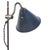 1930s British Blue Enamel and Nickel-Plated Brass Desk Light For Sale - Image 5 of 7