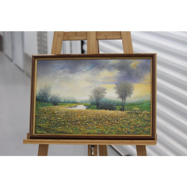 Landscape, 2000s, Oil on Wood For Sale - Image 10 of 16