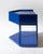 Last Call Nightstand in Glossy Blue Lacquered MDF & Flute Mirror by Softhouse For Sale - Image 4 of 7