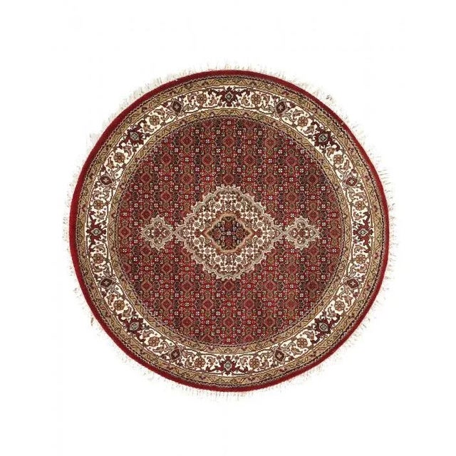 2020s Pasargad Tabriz Mahi Design Silk & Wool Rug For Sale - Image 4 of 4