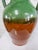 French Country Early 20th Century French Glazed Ceramic Amphora Vase – Vibrant Green & Rich Terracotta For Sale - Image 3 of 8
