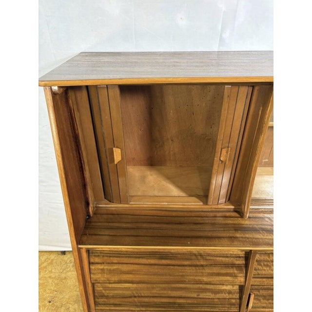 1960s Mid-Century Retro Walnut Drinks Cabinet from F.D. Welters, 1960s For Sale - Image 5 of 15