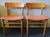 Pair of Borge Mogensen J39 'Shaker' chairs in solid elm-wood from the 1950s. This piece has an attribution mark, I am sure...