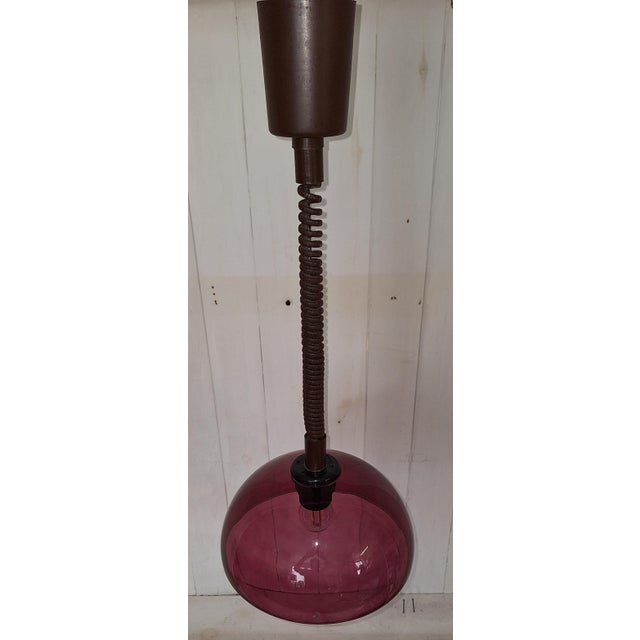 Vintage Height-Adjustable Hanging Lamp, 1970s For Sale - Image 4 of 7