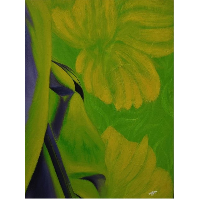 Sanctuary I, Oil on Canvas, 2024, Franklin Ifeanyi Igwenagu For Sale - Image 6 of 7