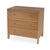 Traditional Nora 34 in. W Wood 3 Drawer Chest, Light Natural For Sale - Image 3 of 11