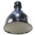 Industrial Industrial Pendant Light in Dark Blue Enamel and Brass, 1950s For Sale - Image 3 of 5