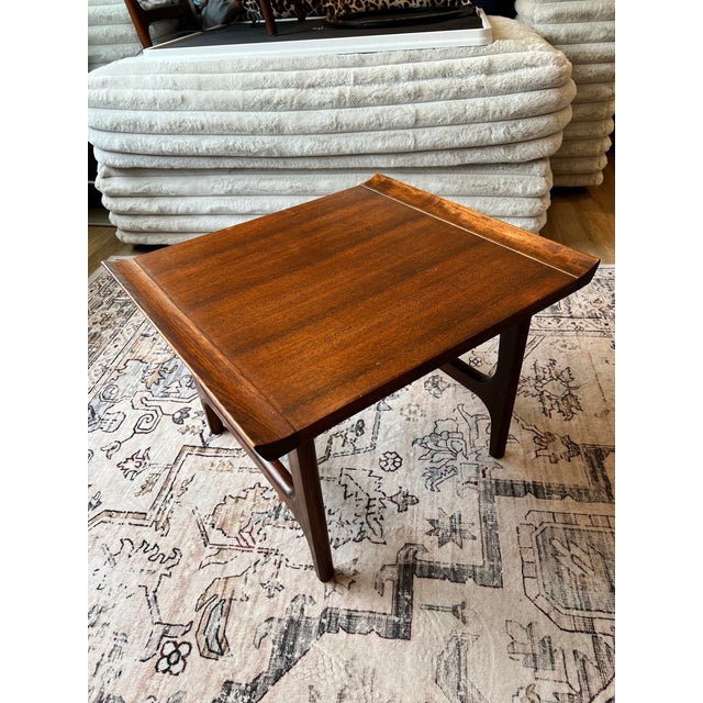 1960s Mid-Century Modern Japanese Teak Snack Tables For Sale - Image 5 of 11