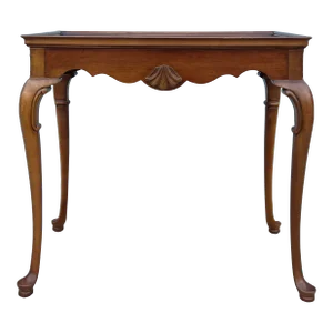 Vintage Queen Anne Style Cherry Tea Table