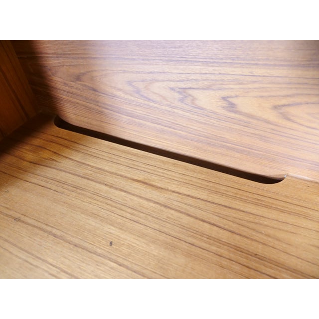 Mid-Century Teak Highboard with Sliding Doors from Dyrlund, 1960s For Sale - Image 13 of 17