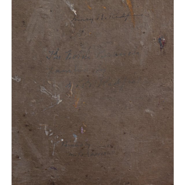 'Winter Landscape' by Mary Bannister Redfield, Circa 1925, Woman Artist, New York, Washington, Impressionist Snow Scene For Sale - Image 9 of 10