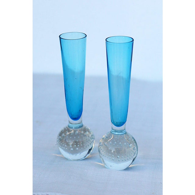 Mid-Century Modern Small Bud Vases, 1950s, Set of 2 For Sale - Image 3 of 9