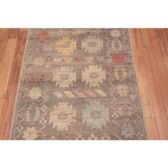 Early 21st Century Nazmiyal Collection Modern Runner Abrash Rug For Sale - Image 5 of 9