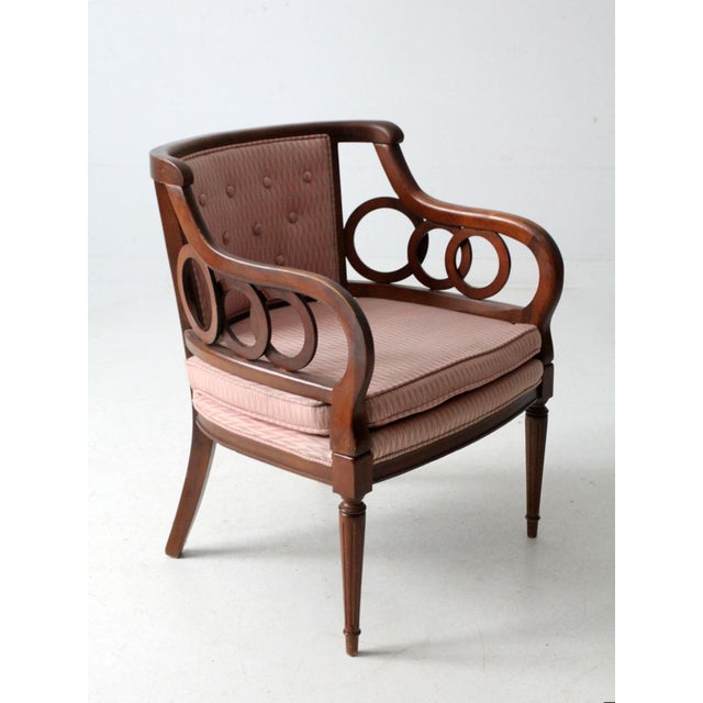 Antique Classic Revival Armchair For Sale - Image 9 of 17