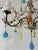 French Rainbow Pastel Confetti Candy Colors Opaline Drops Chandelier, Circa 1920 For Sale - Image 10 of 12