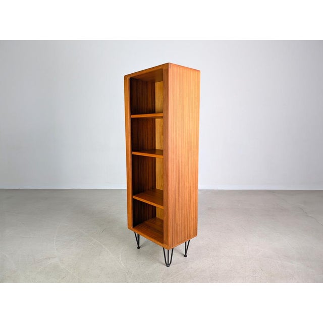 Mid-Century Danish Teak Bookcase For Sale - Image 5 of 9