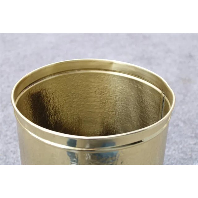 Solid Brass Umbrella Stand, Italy, 1960s For Sale - Image 6 of 9