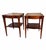 Early Twentieth Century Mahogany and Leather-Top Library Single Shelf Federal Style Side Tables, a Pair For Sale - Image 14 of 14