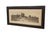 Late 19th century black and white panoramic riverscape / landscape etching by John Hill Millspaugh. It features a farm /...