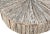 Wood Salvaged Rustic White Wash Pinwheel Side Table For Sale - Image 7 of 10