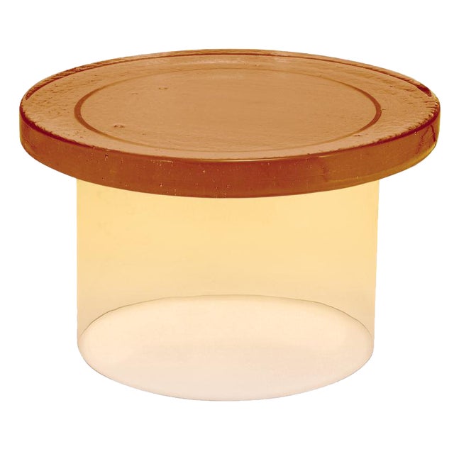 Alwa Three Big 5801a Side Table in Amber by Sebastian Herkner for Pulpo For Sale