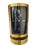 Metal Swiza Alarm Clock in Gold-Plated Brass and Lapis Lazuli, Swiss, 1960s For Sale - Image 7 of 11