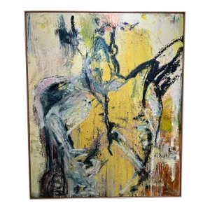 "Yellow Ecstacy" Oil Painting by Karen Schwartz