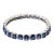 18.87 Ct Natural Sapphire & Diamond Tennis Bracelet For Sale