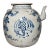 Antique 17th Century Ming Dynasty Chinese Blue White Hand Painted Pottery Teapot For Sale