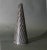 Stig Lindberg Gustavsberg Domino Series Black and White Stoneware Cone Vase, 1950s Swedish Modern Sweden, Designed 1954,...