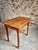 Antique French Walnut Writing Table with Drawer, 1900s For Sale - Image 14 of 16