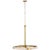 Covet Large Ring Chandelier in Antique-Burnished Brass and Alabaster Designer: Kelly Wearstler Fixture Height: 33.5" Min....