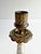 Antique Victorian Signed Porcelain & Brass Sevres Candle Holder, Painted Lady For Sale - Image 9 of 14