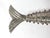 Metal Late 20th Century Los Castillo Taxco Mexican Silver Plate Articulated Fish Bottle Opener For Sale - Image 7 of 10