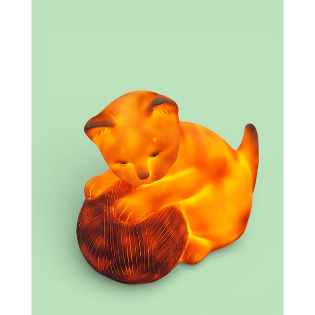 Cat-Shaped Table Lamp from Heico, 1990s For Sale - Image 4 of 15