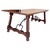 18th Large Spanish Dining or Desk Table with Solomonic Legs and Iron Stretcher For Sale - Image 15 of 18