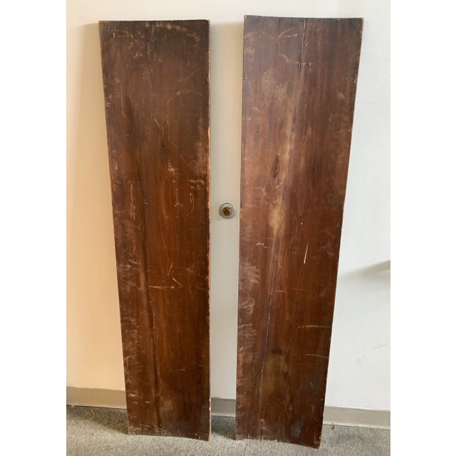 Pair Antique Carved Architectural Panels 65" Tall For Sale - Image 4 of 5