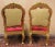 Pair of French Louis XV style giltwood armchairs.