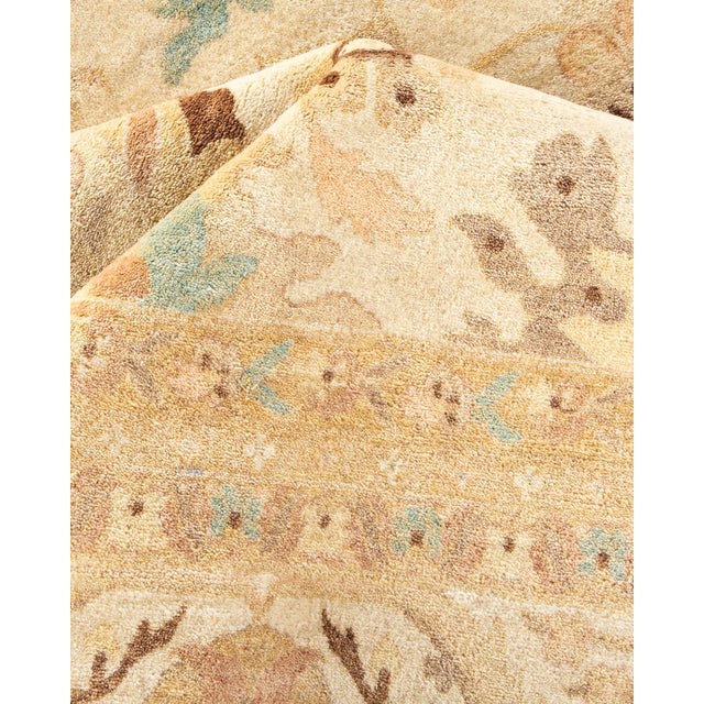 Textile Mogul, One-of-a-Kind Hand-Knotted Area Rug - Ivory, 8' 2" x 10' 5" For Sale - Image 7 of 8